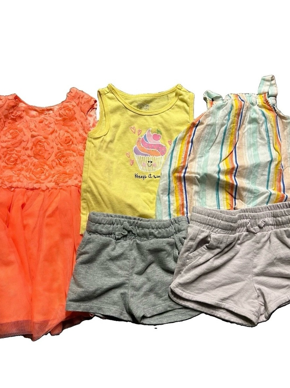 Toddler Girl Summer Clothing Dress Shorts Tank Top Size 2T